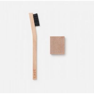LIMPIEZA DE CALZADO RESHOEVN8R 1 SUEDE/NUBUCK ERASER 1 SUEDE/NUBUCK CLEANING BRUSH UNISEX CAFÉ RV8-DRY SUEDE