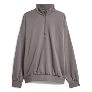SUDADERO ADIDAS BASKETBALL HALF-ZIP UNISEX GRIS IW1627